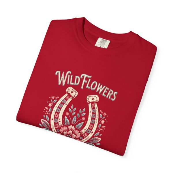 Wild Flowers and Wild Horses Comfort Colors T-Shirt, Unisex Tee, Nature Lover Shirt, Horse Lover Gift, Floral Graphic Tee - Image 77