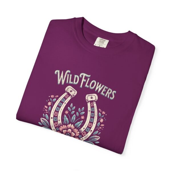Wild Flowers and Wild Horses Comfort Colors T-Shirt, Unisex Tee, Nature Lover Shirt, Horse Lover Gift, Floral Graphic Tee - Image 67