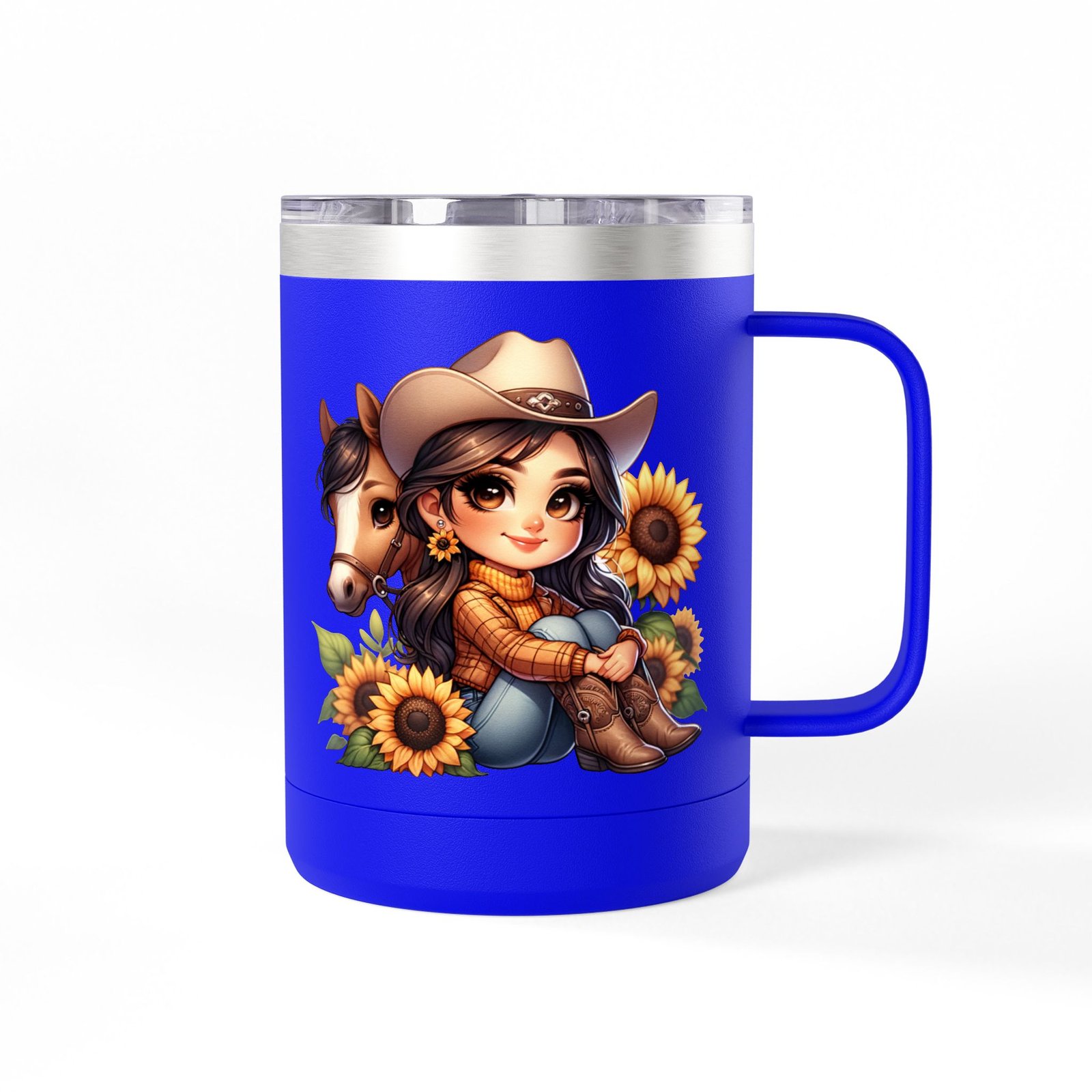 Cowgirl and Horse Coffee Mug Tumbler, Western Cowgirl Gift, Horse Lover Gift, 15oz Mug, Cowgirl Decor, Cowgirl Coffee Cup - Image 57