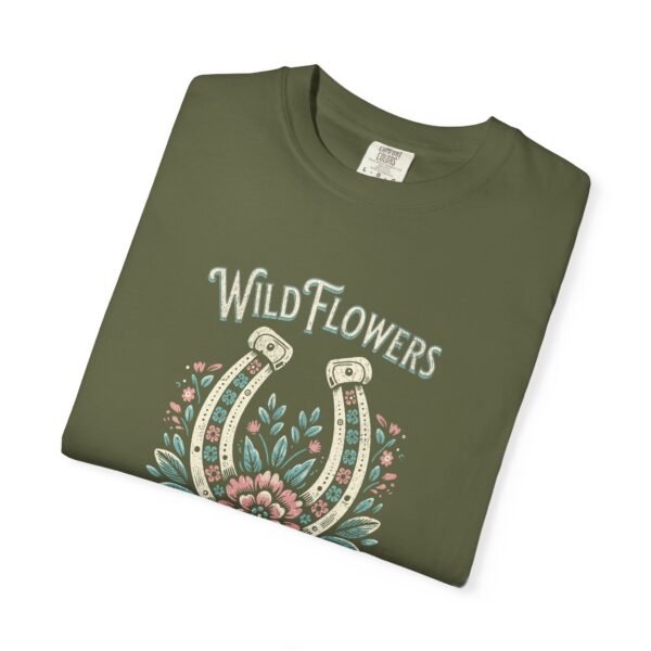 Wild Flowers and Wild Horses Comfort Colors T-Shirt, Unisex Tee, Nature Lover Shirt, Horse Lover Gift, Floral Graphic Tee - Image 17