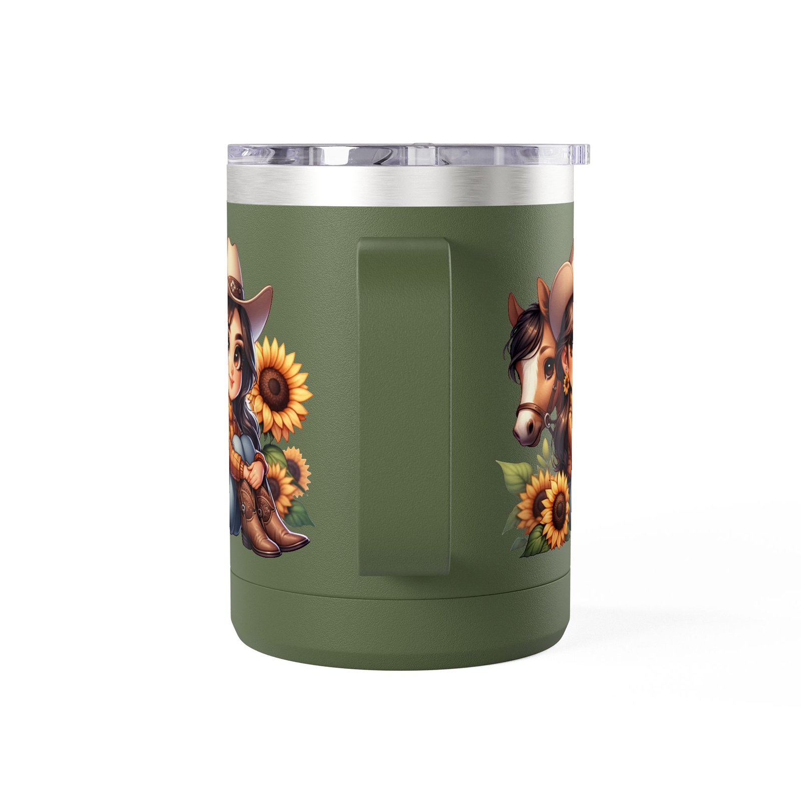 Cowgirl and Horse Coffee Mug Tumbler, Western Cowgirl Gift, Horse Lover Gift, 15oz Mug, Cowgirl Decor, Cowgirl Coffee Cup - Image 38