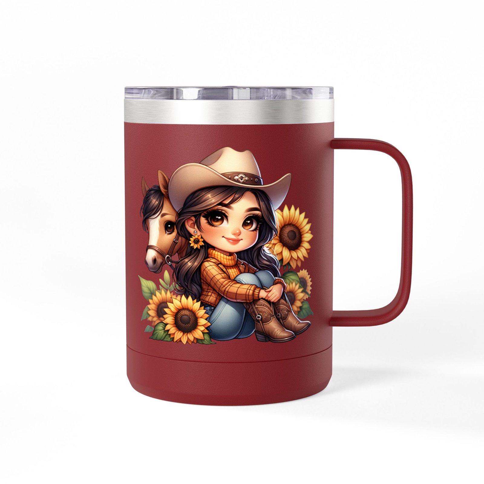 Cowgirl and Horse Coffee Mug Tumbler, Western Cowgirl Gift, Horse Lover Gift, 15oz Mug, Cowgirl Decor, Cowgirl Coffee Cup - Image 22