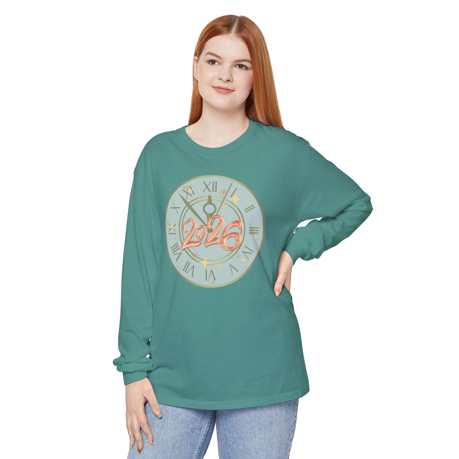 2026 Countdown Clock Long Sleeve T-Shirt | New Year Tee - Image 59