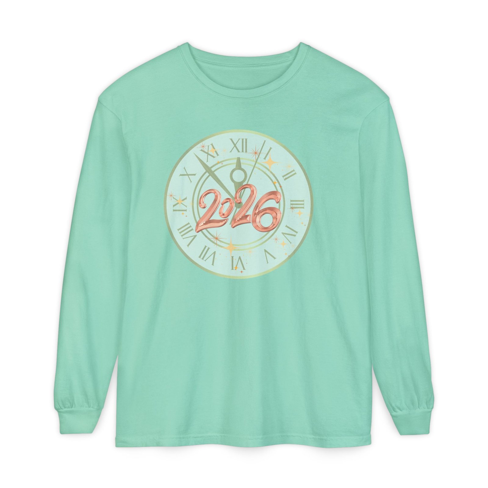2026 Countdown Clock Long Sleeve T-Shirt | New Year Tee - Image 37