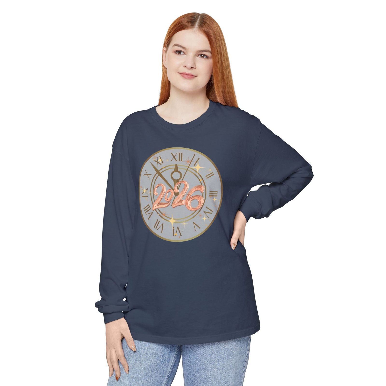 2026 Countdown Clock Long Sleeve T-Shirt | New Year Tee - Image 71