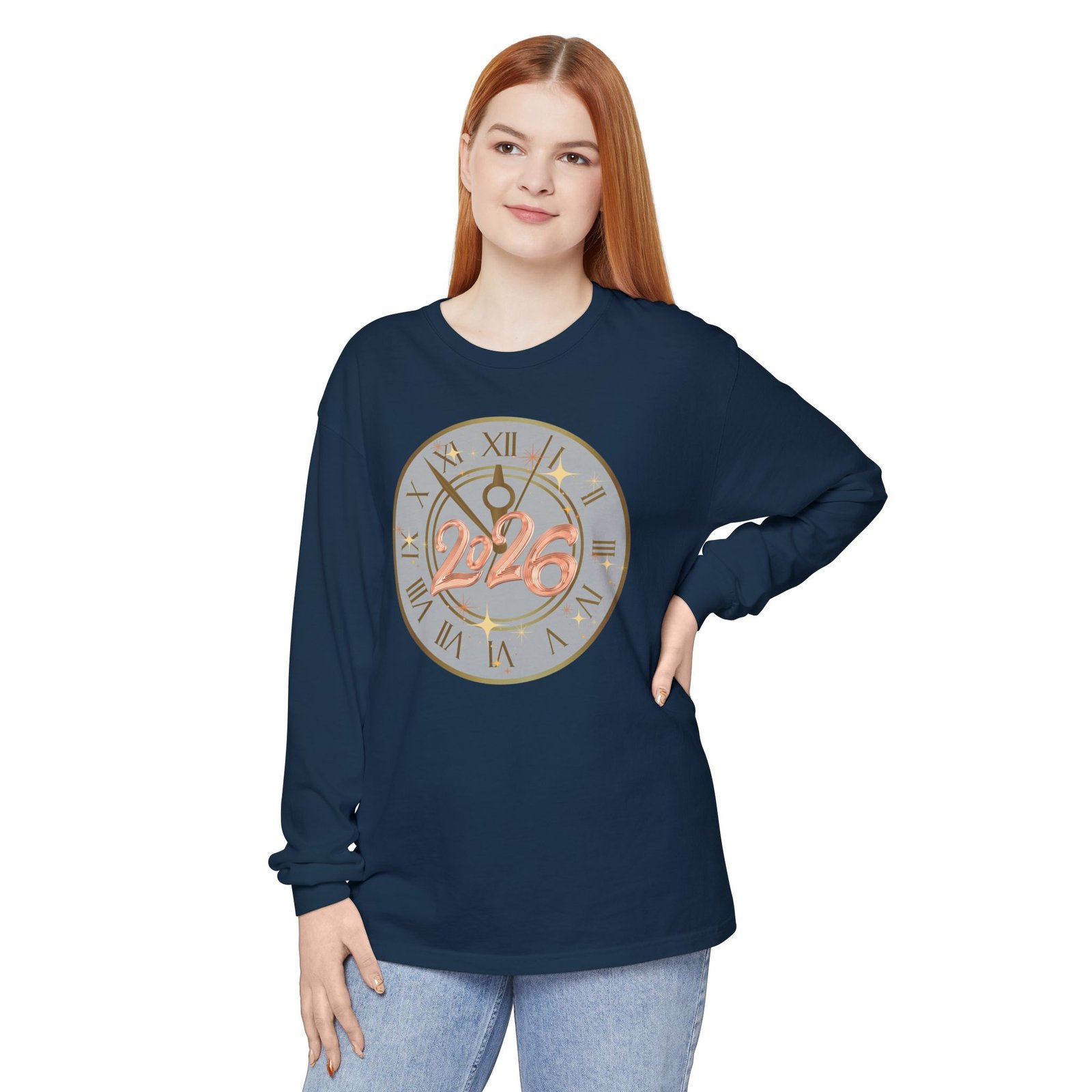 2026 Countdown Clock Long Sleeve T-Shirt | New Year Tee - Image 77