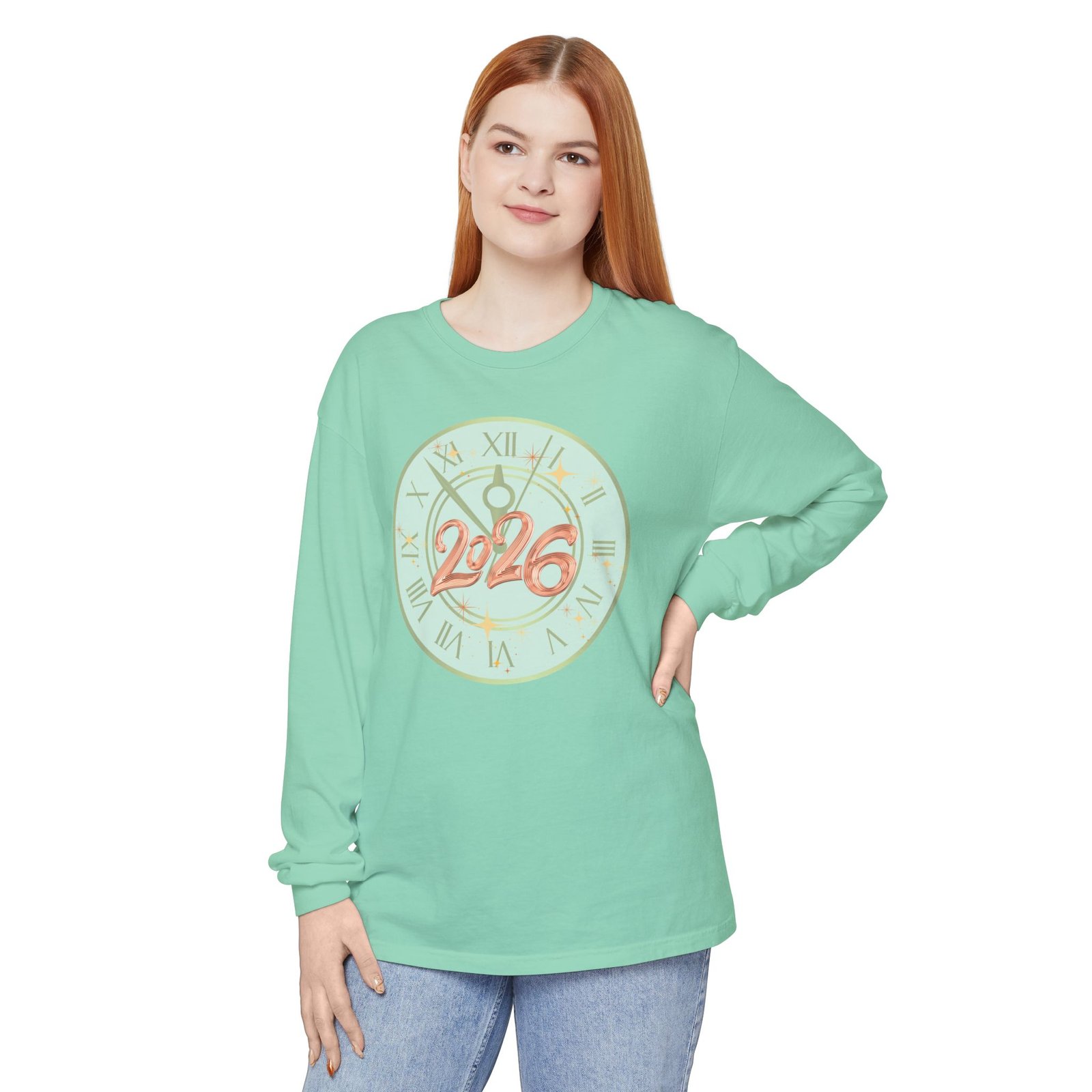 2026 Countdown Clock Long Sleeve T-Shirt | New Year Tee - Image 41