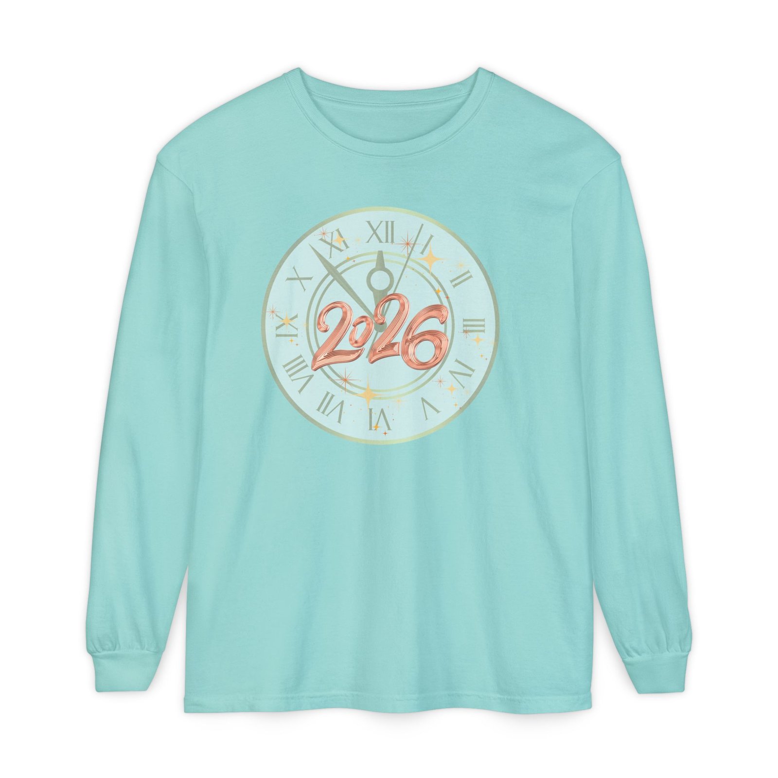 2026 Countdown Clock Long Sleeve T-Shirt | New Year Tee - Image 43