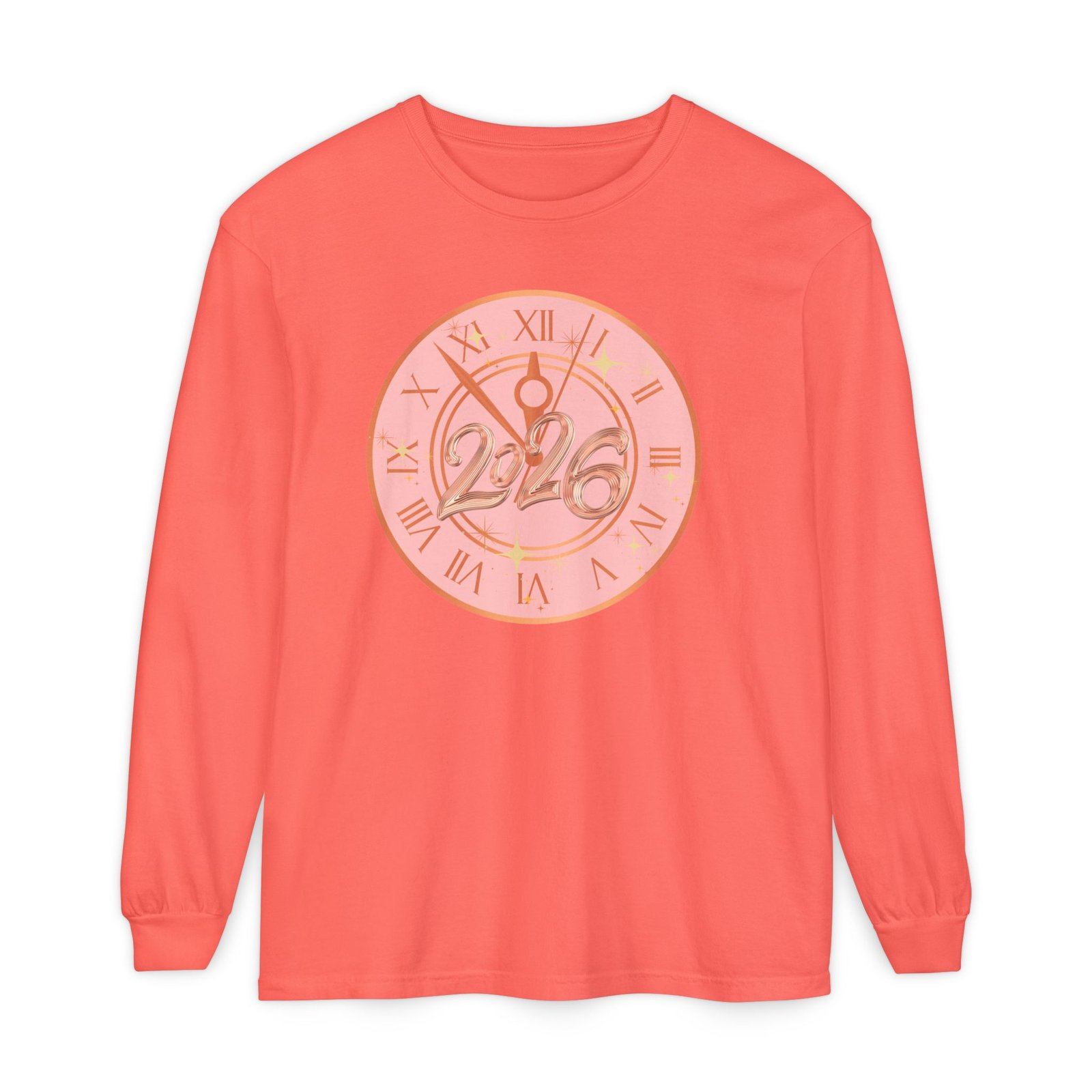2026 Countdown Clock Long Sleeve T-Shirt | New Year Tee - Image 13