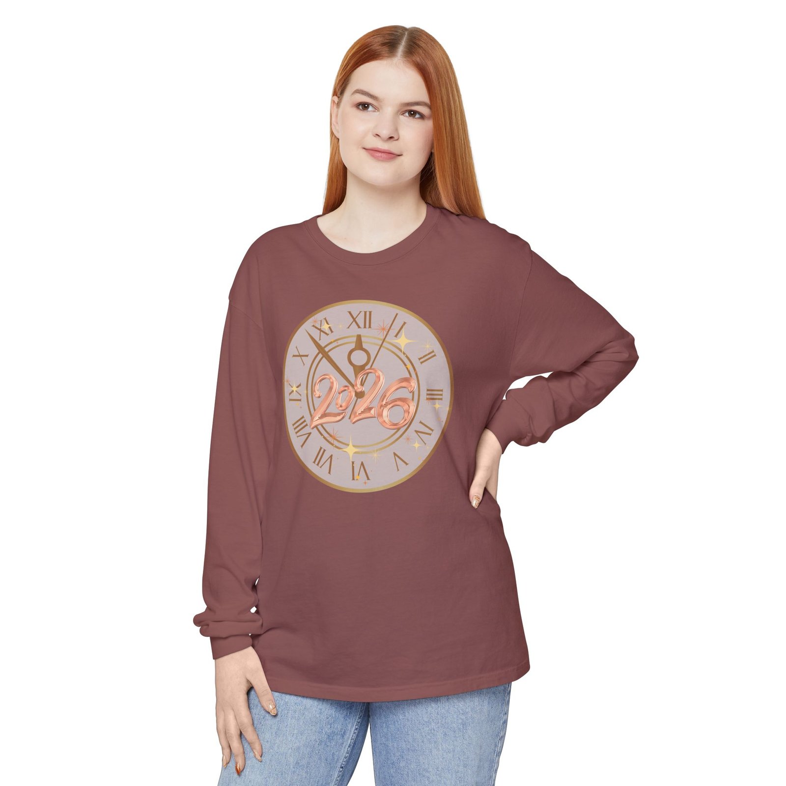 2026 Countdown Clock Long Sleeve T-Shirt | New Year Tee - Image 23