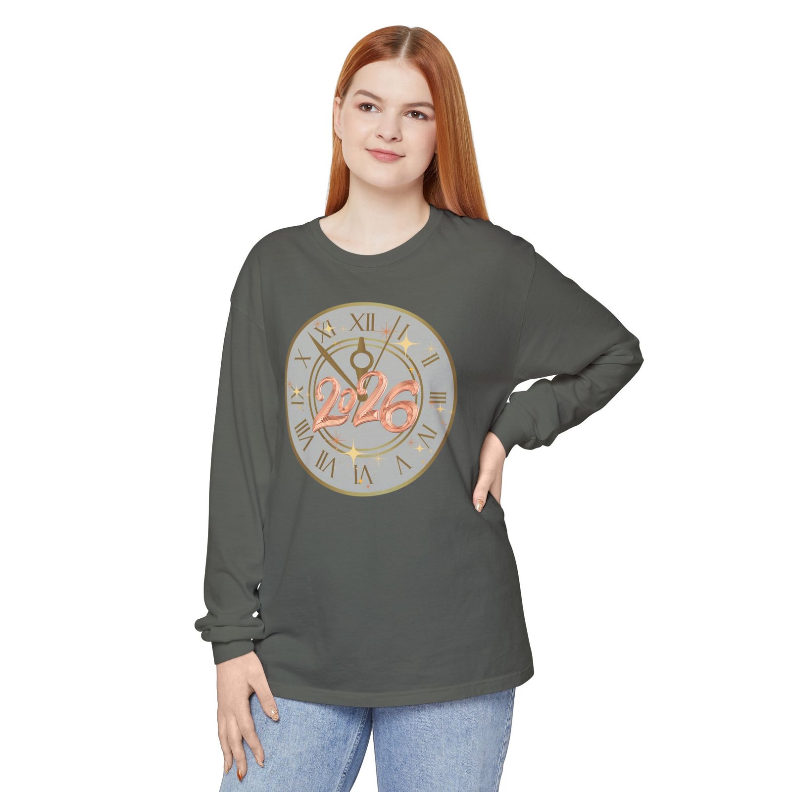 2026 Countdown Clock Long Sleeve T-Shirt | New Year Tee - Image 35