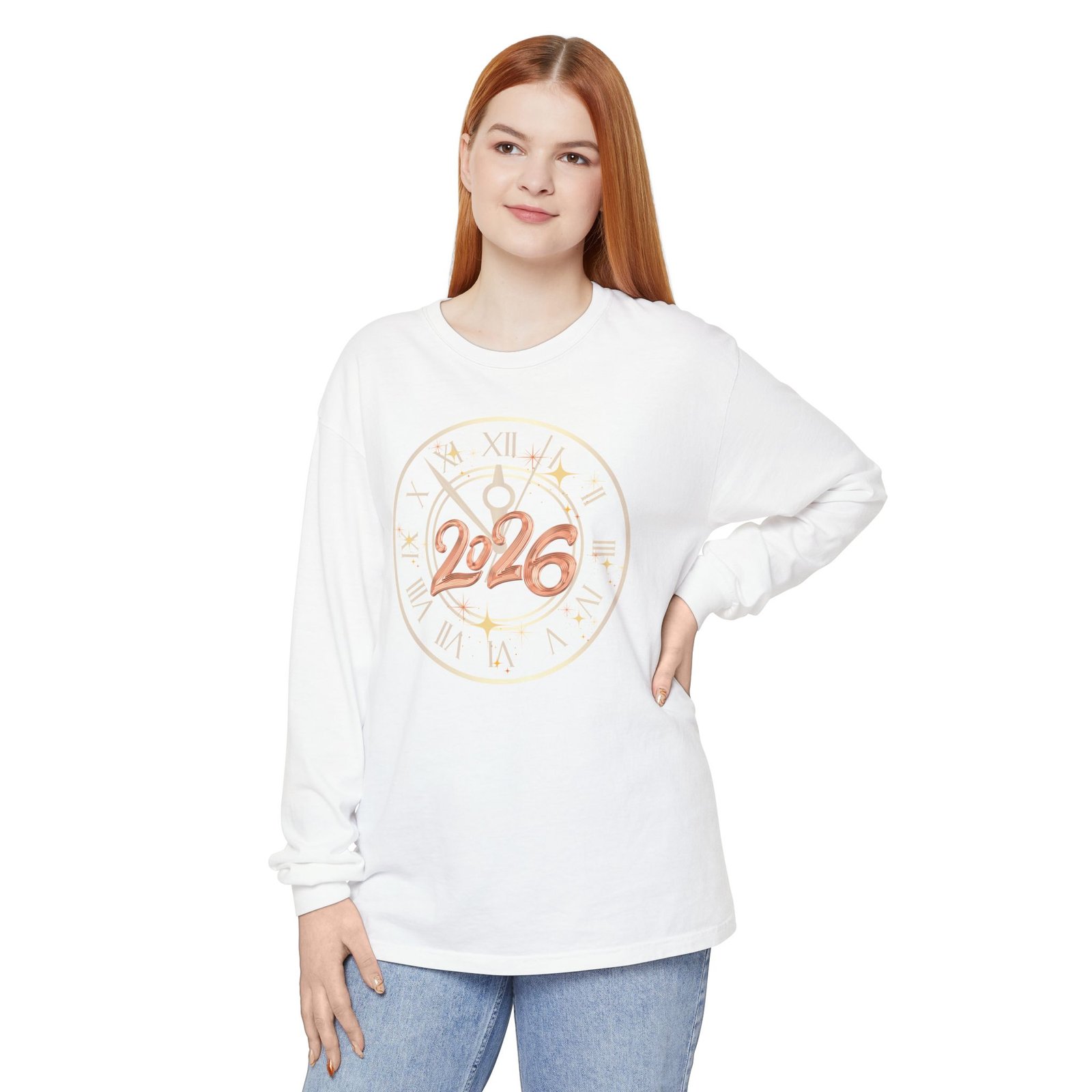 2026 Countdown Clock Long Sleeve T-Shirt | New Year Tee - Image 11