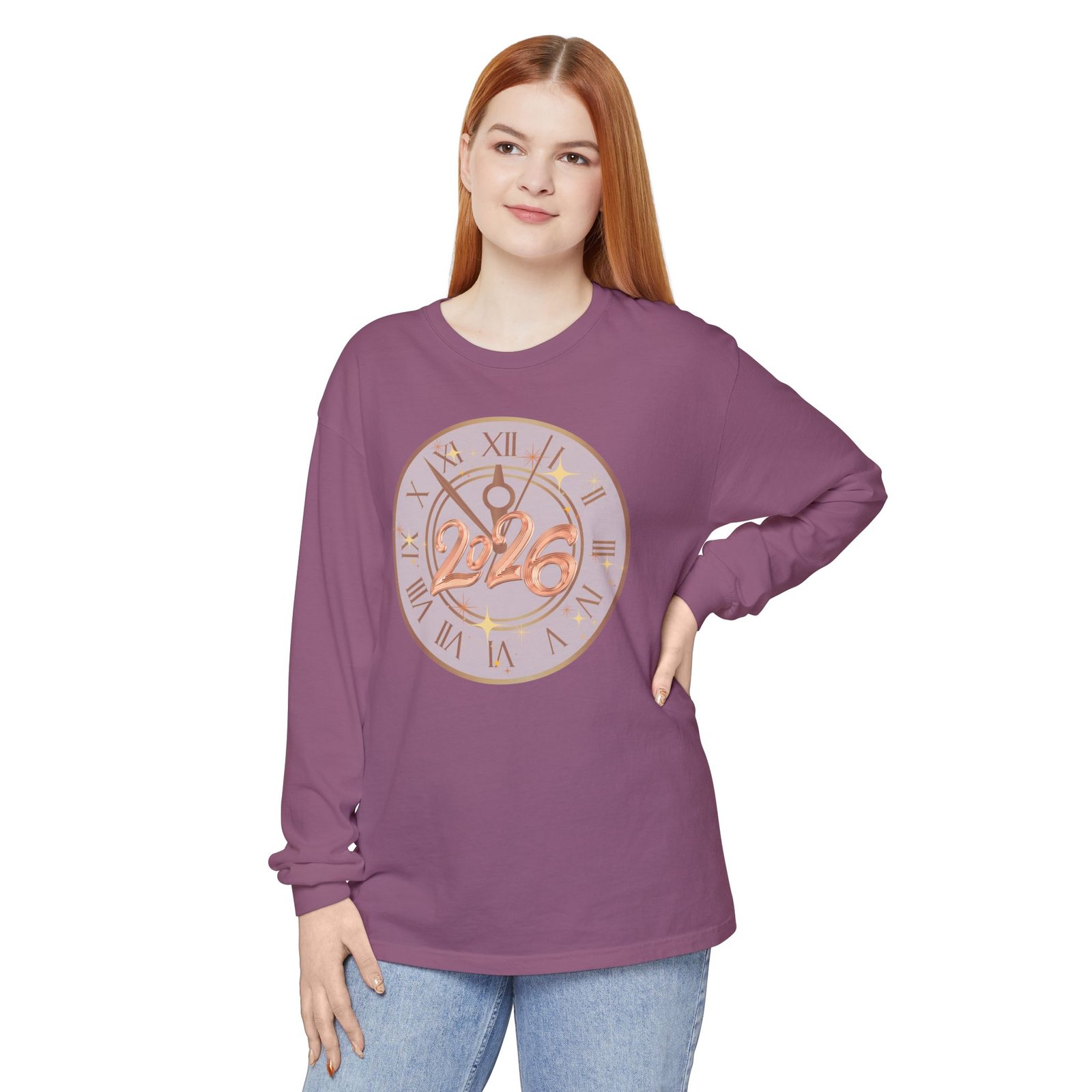 2026 Countdown Clock Long Sleeve T-Shirt | New Year Tee - Image 89