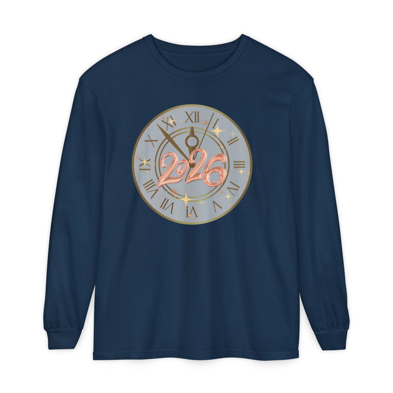 2026 Countdown Clock Long Sleeve T-Shirt | New Year Tee - Image 73
