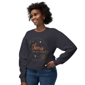 Cheers to the New Year sweatshirt | New Year fireworks graphic