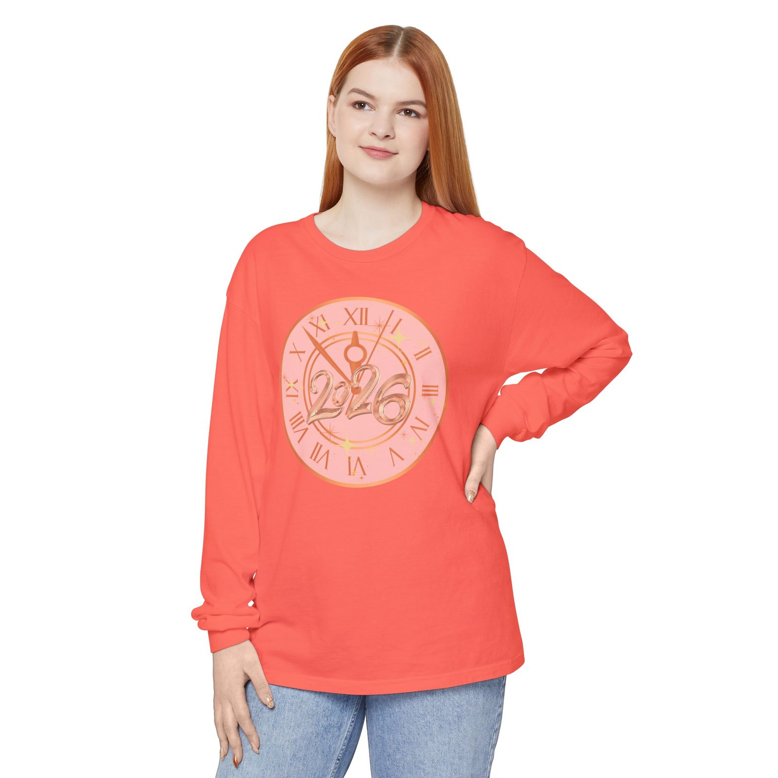 2026 Countdown Clock Long Sleeve T-Shirt | New Year Tee - Image 17
