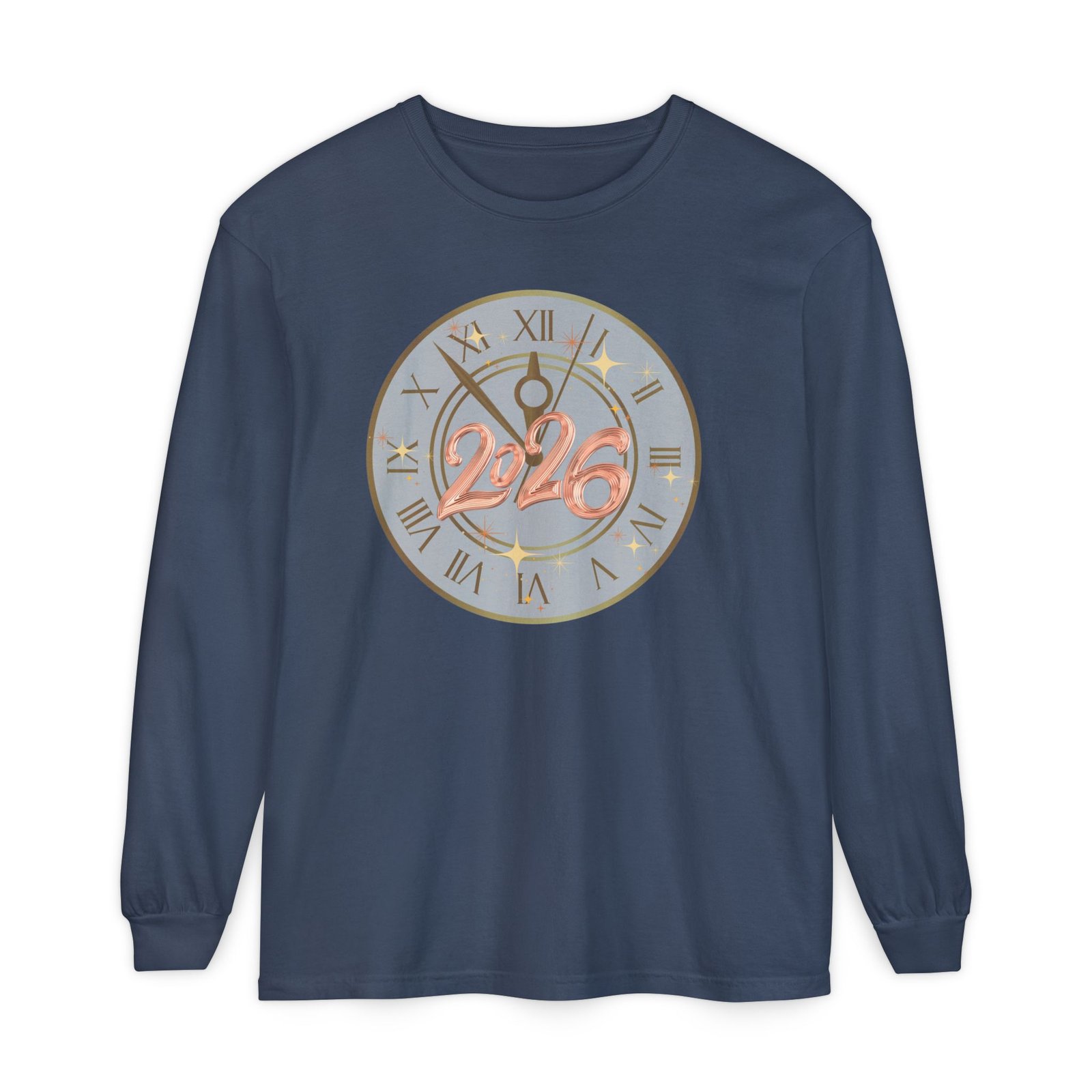 2026 Countdown Clock Long Sleeve T-Shirt | New Year Tee - Image 67