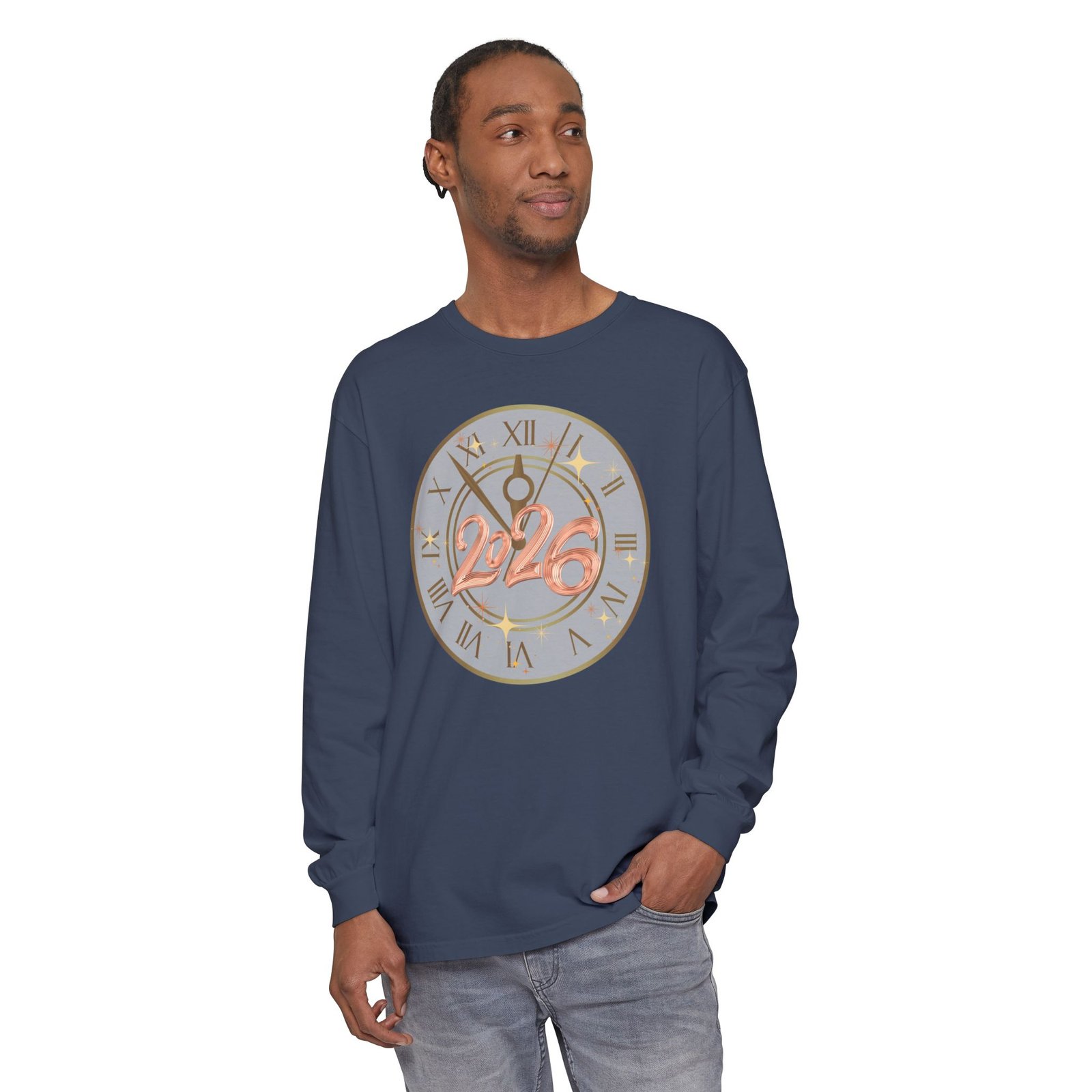 2026 Countdown Clock Long Sleeve T-Shirt | New Year Tee - Image 69