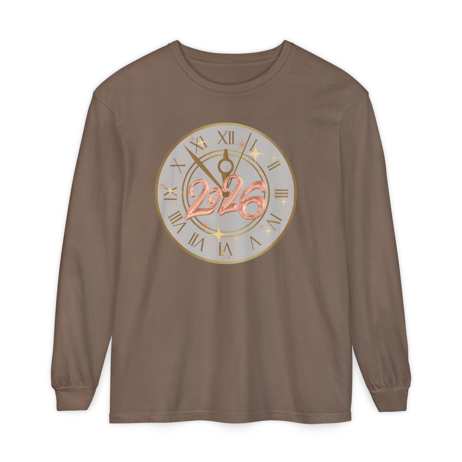 2026 Countdown Clock Long Sleeve T-Shirt | New Year Tee - Image 25