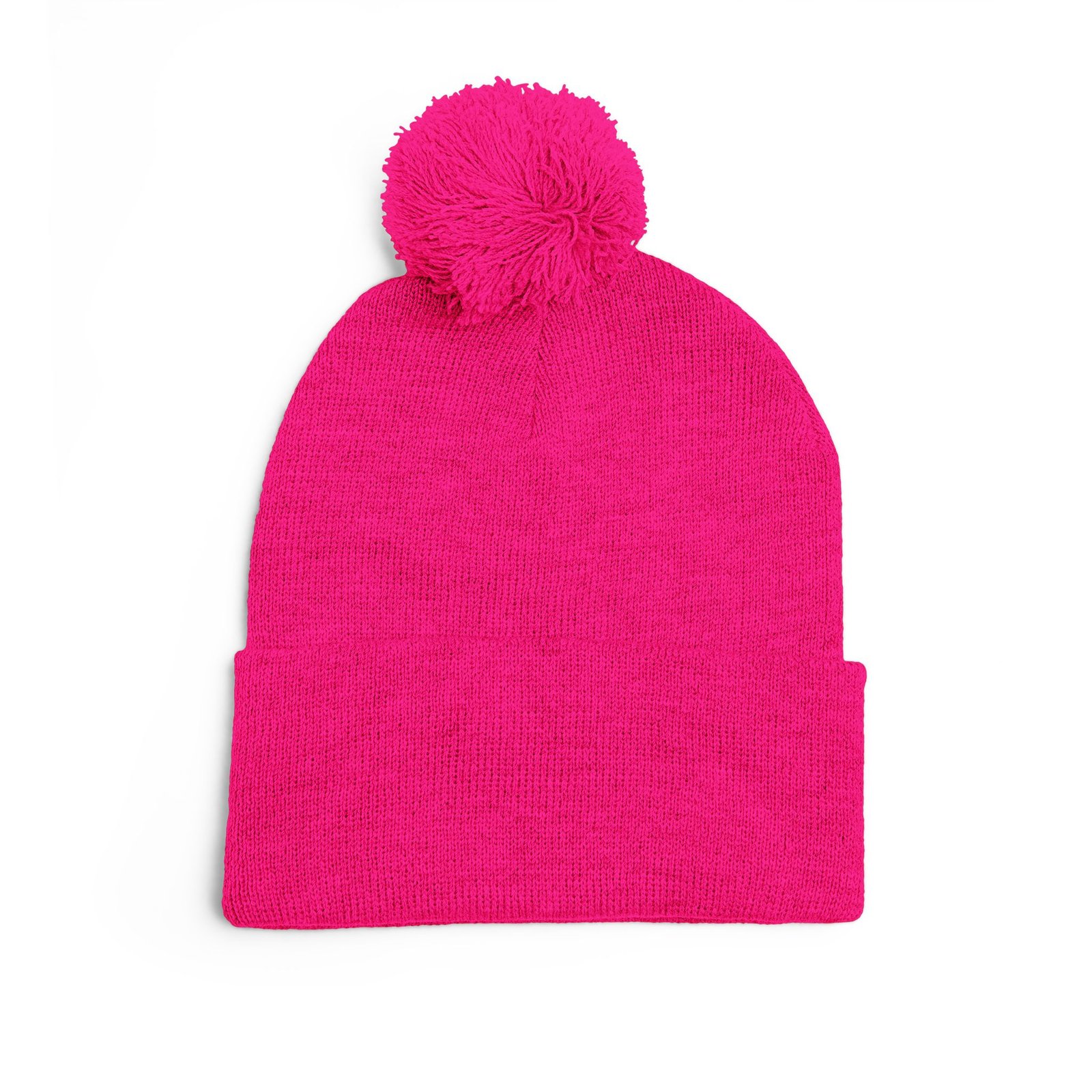 Embroidered Snowflake Name Pom-Pom Beanie | Knit Cap - Image 54