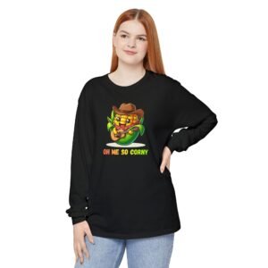 Oh Me So Corny cowboy corn tee | Long Sleeve T-Shirt