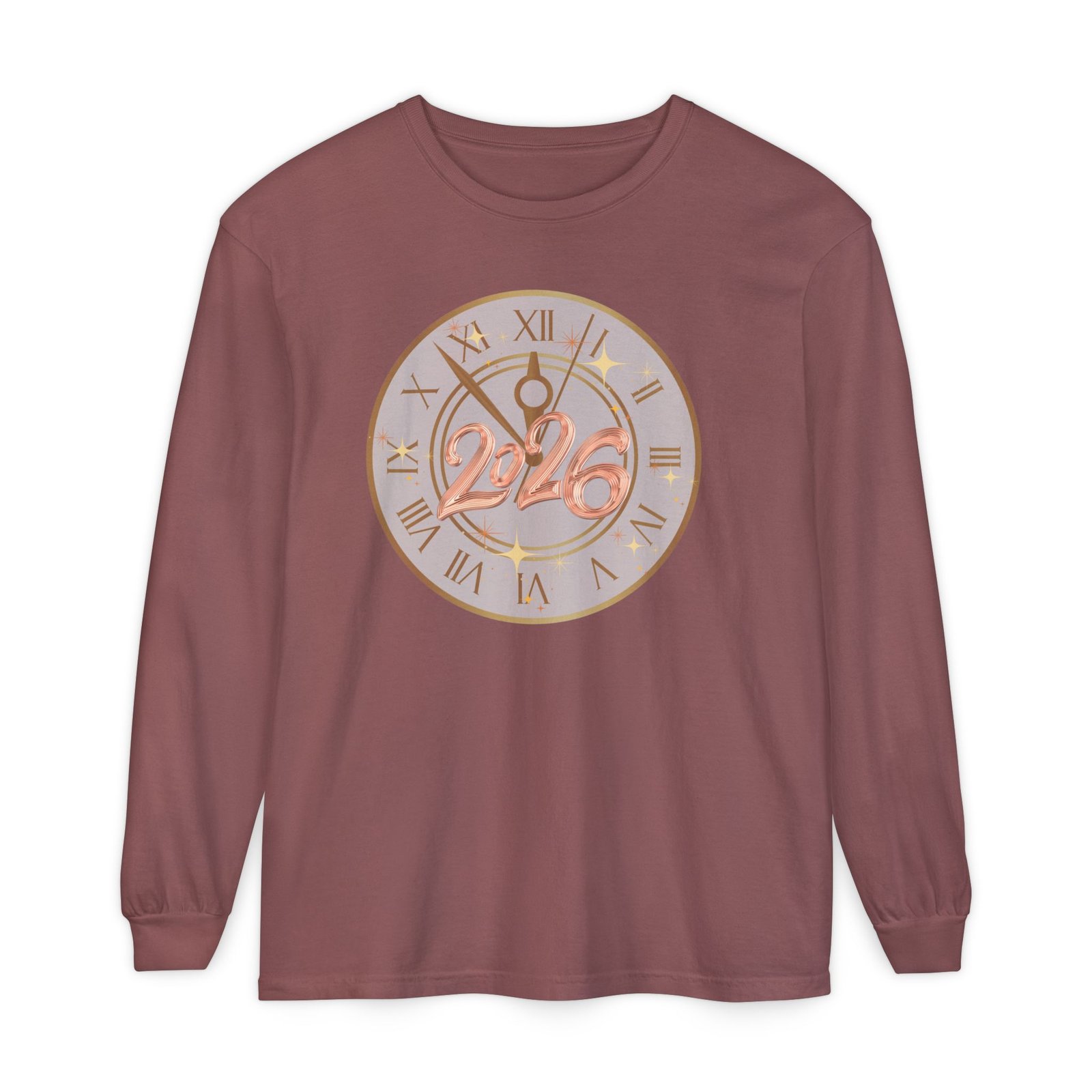 2026 Countdown Clock Long Sleeve T-Shirt | New Year Tee - Image 19