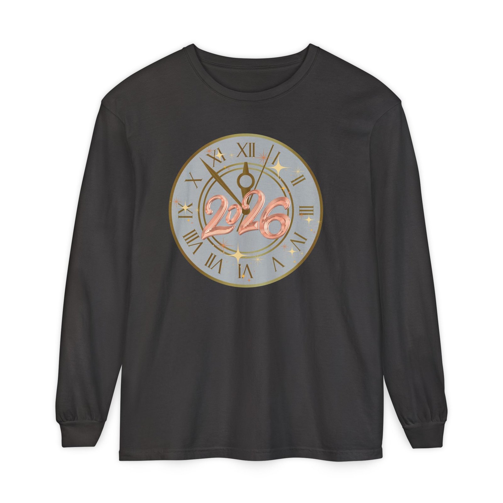 2026 Countdown Clock Long Sleeve T-Shirt | New Year Tee - Image 79