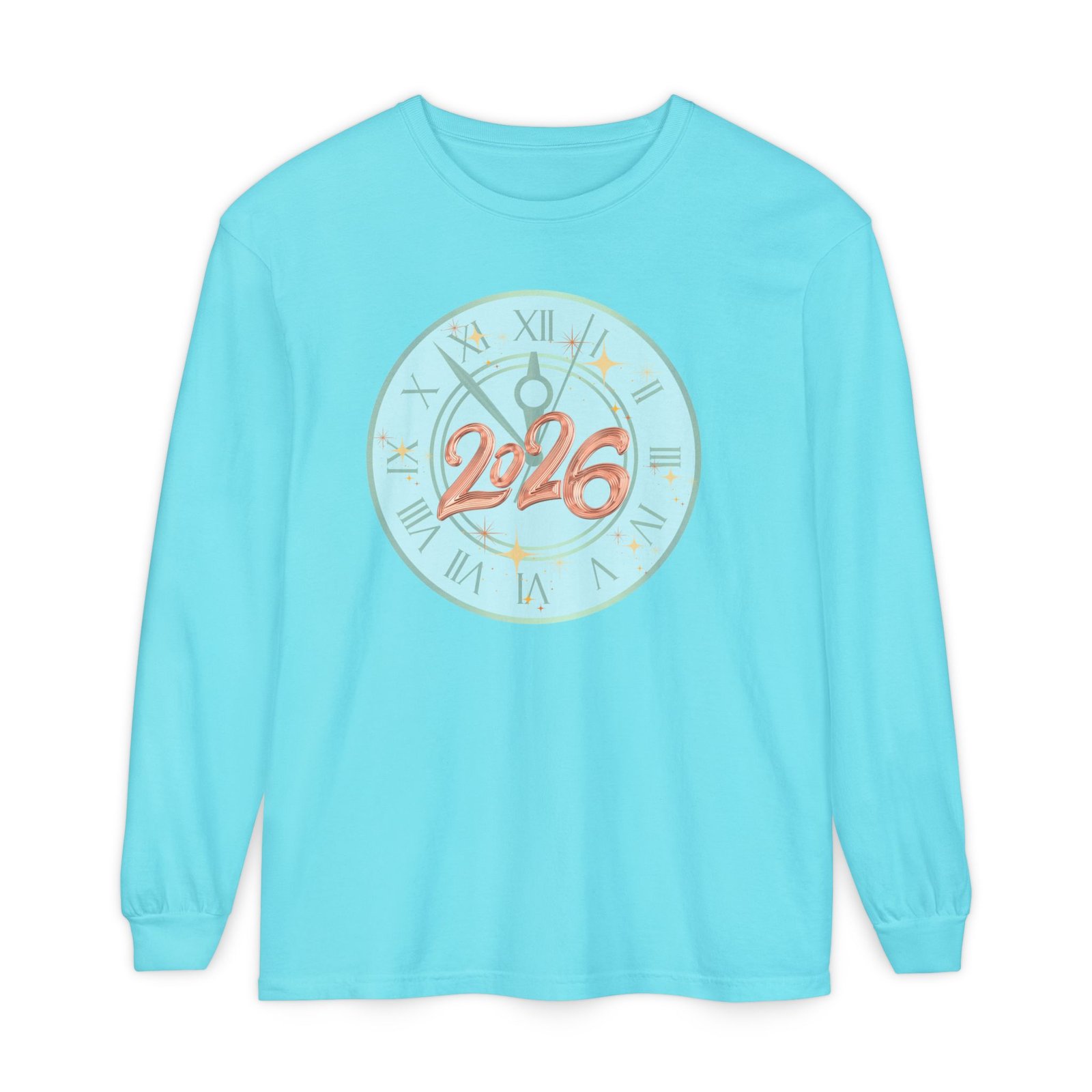2026 Countdown Clock Long Sleeve T-Shirt | New Year Tee - Image 61