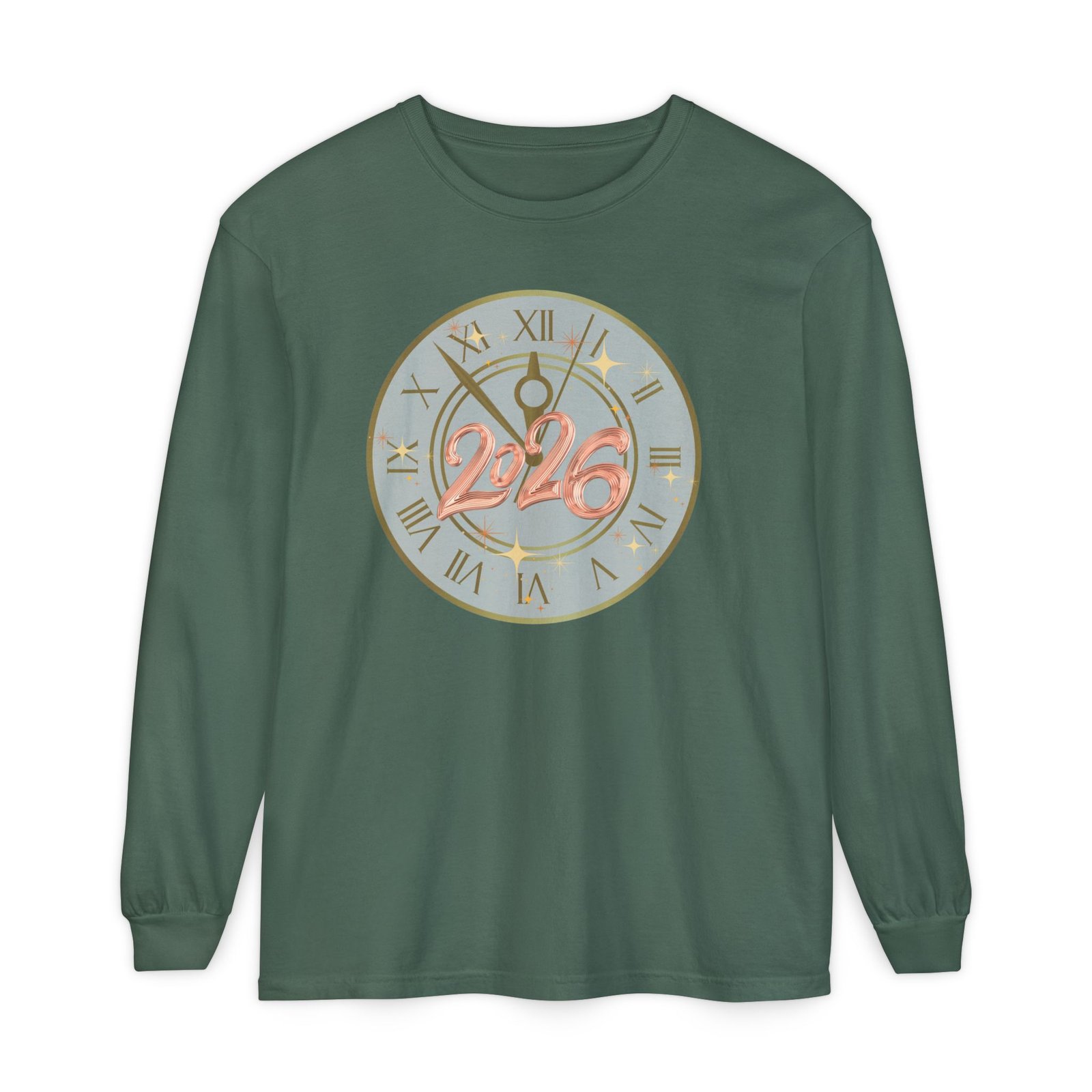 2026 Countdown Clock Long Sleeve T-Shirt | New Year Tee - Image 49