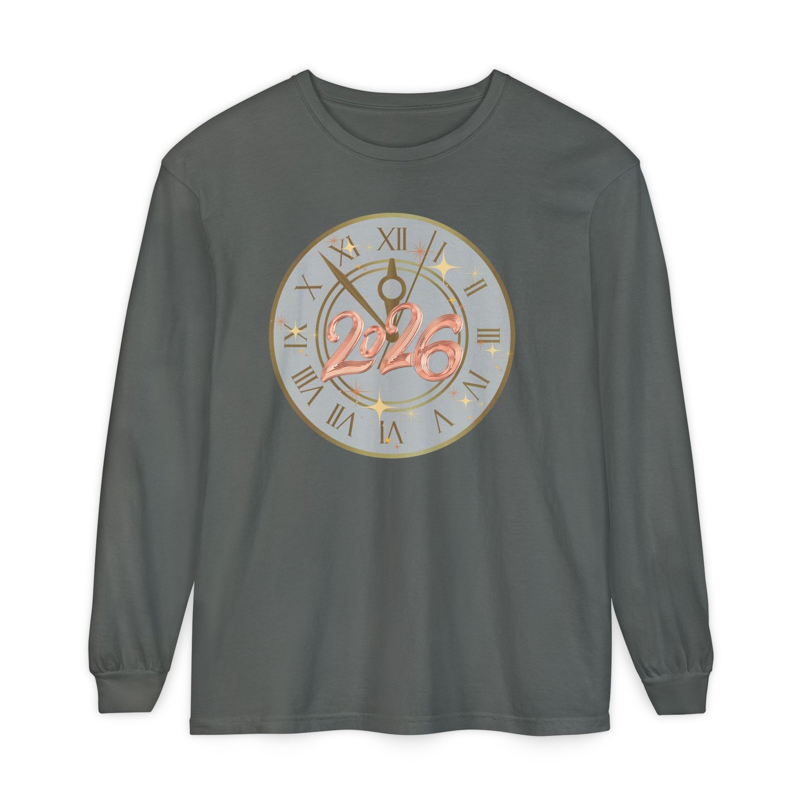 2026 Countdown Clock Long Sleeve T-Shirt | New Year Tee - Image 31