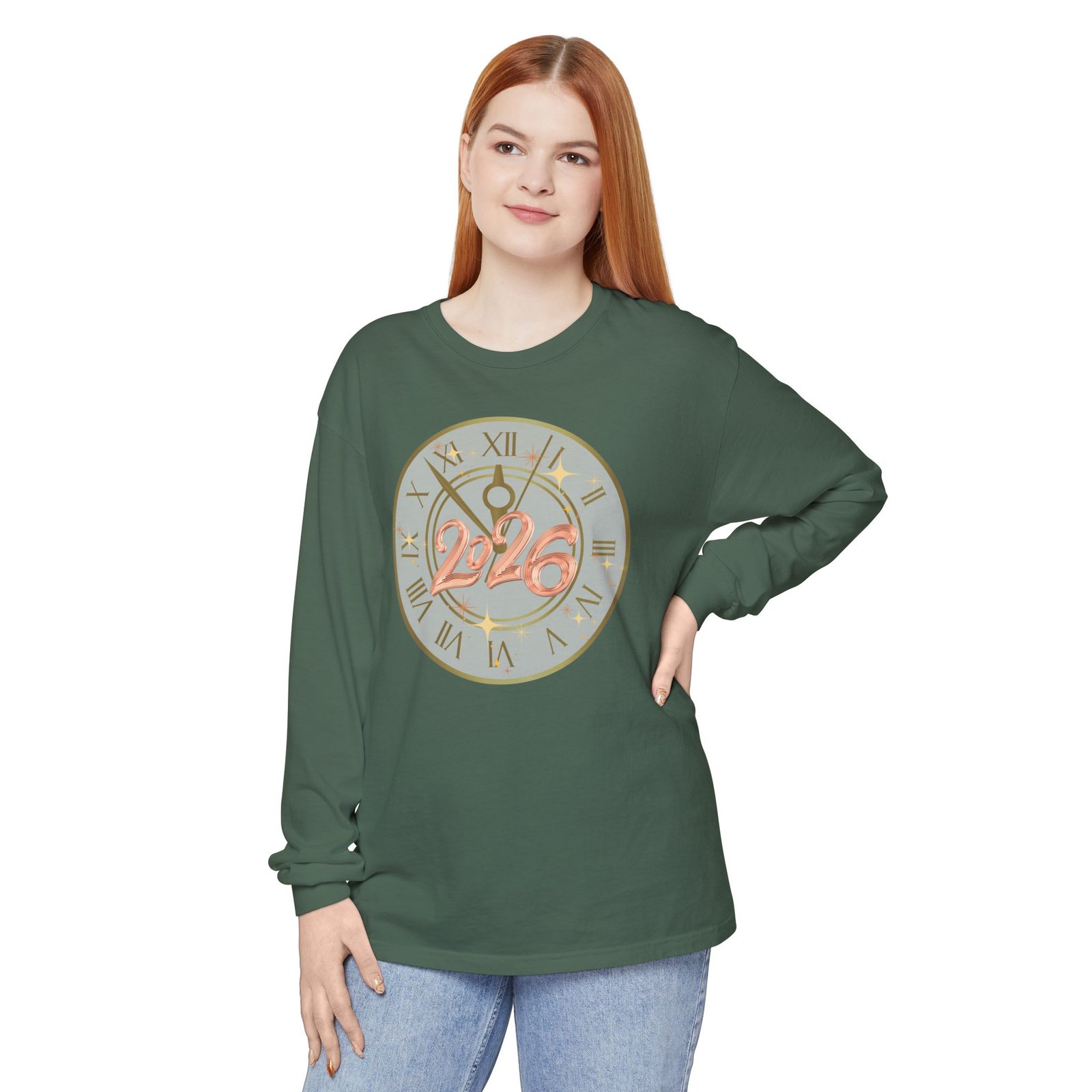 2026 Countdown Clock Long Sleeve T-Shirt | New Year Tee - Image 53