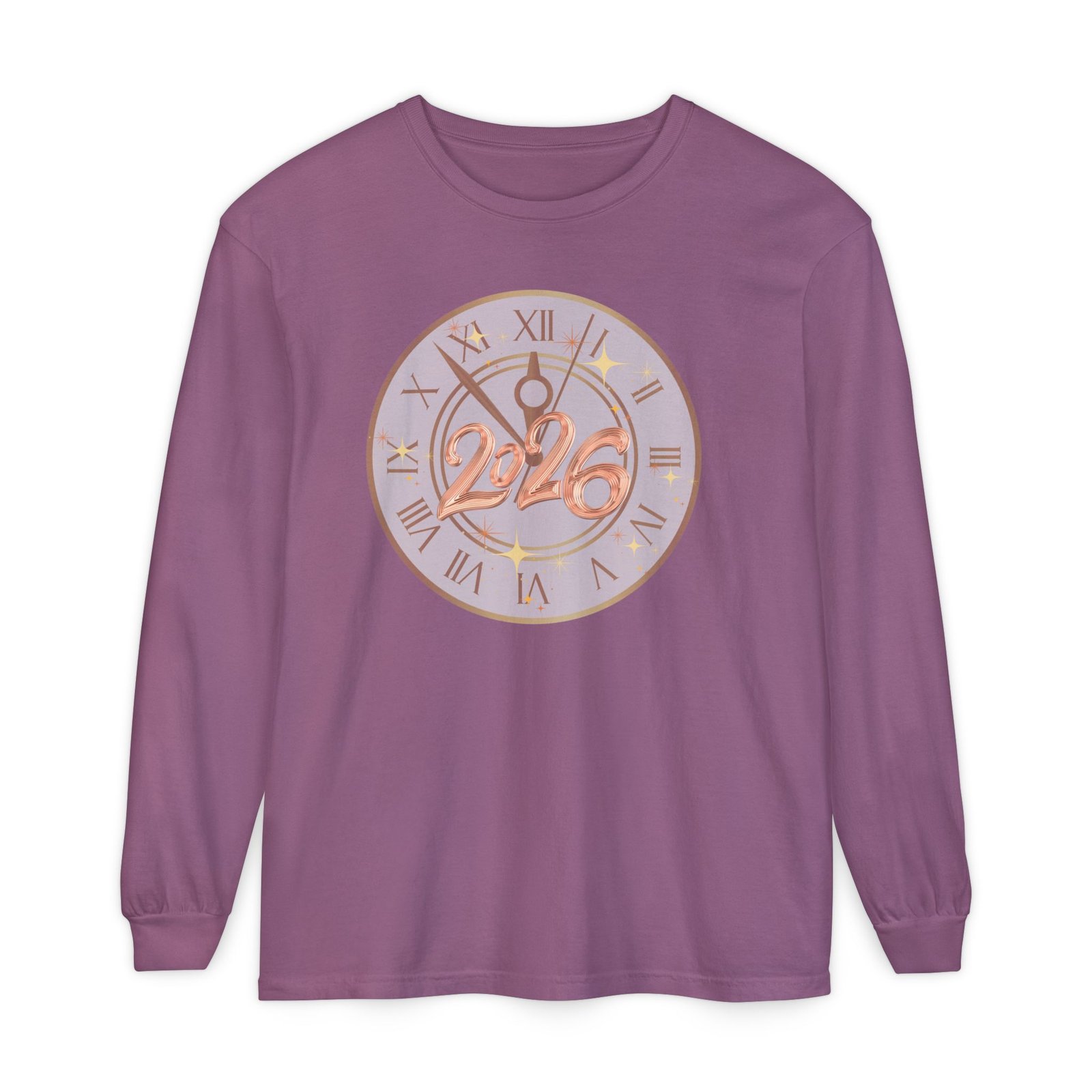 2026 Countdown Clock Long Sleeve T-Shirt | New Year Tee - Image 85