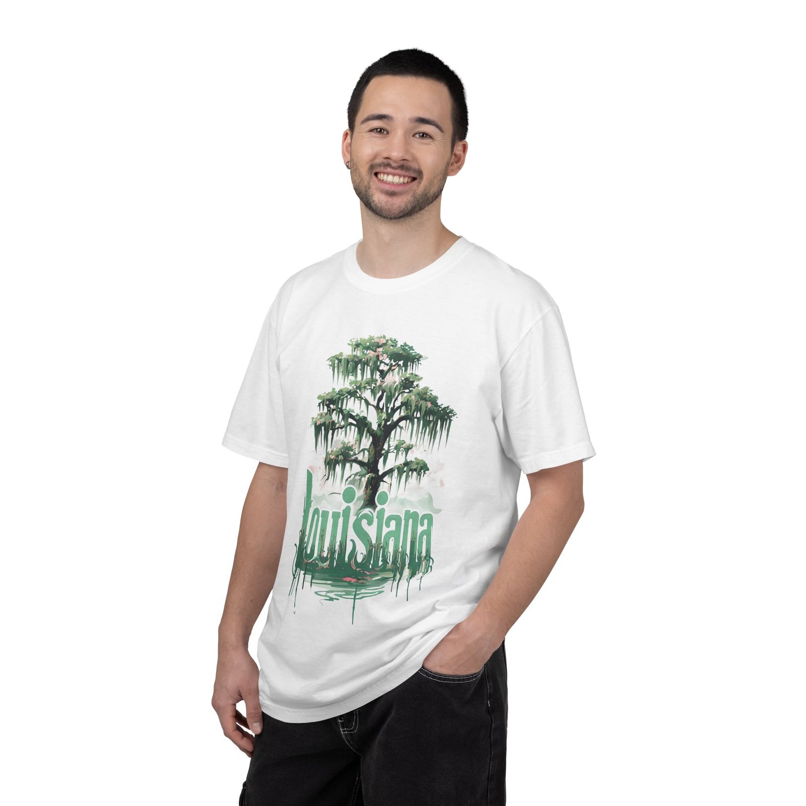 Cypress Tree Louisiana Tee | Swamp Moss Graphic T-shirt