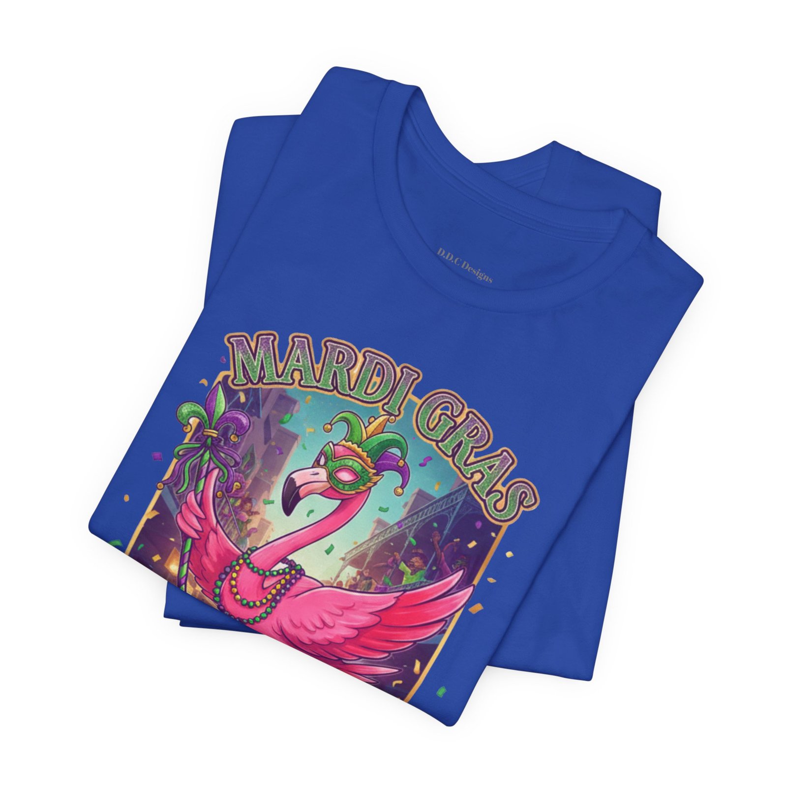 Mardi Gras Flamingo New Orleans Tee NOLA Carnival Parade Shirt - Image 113
