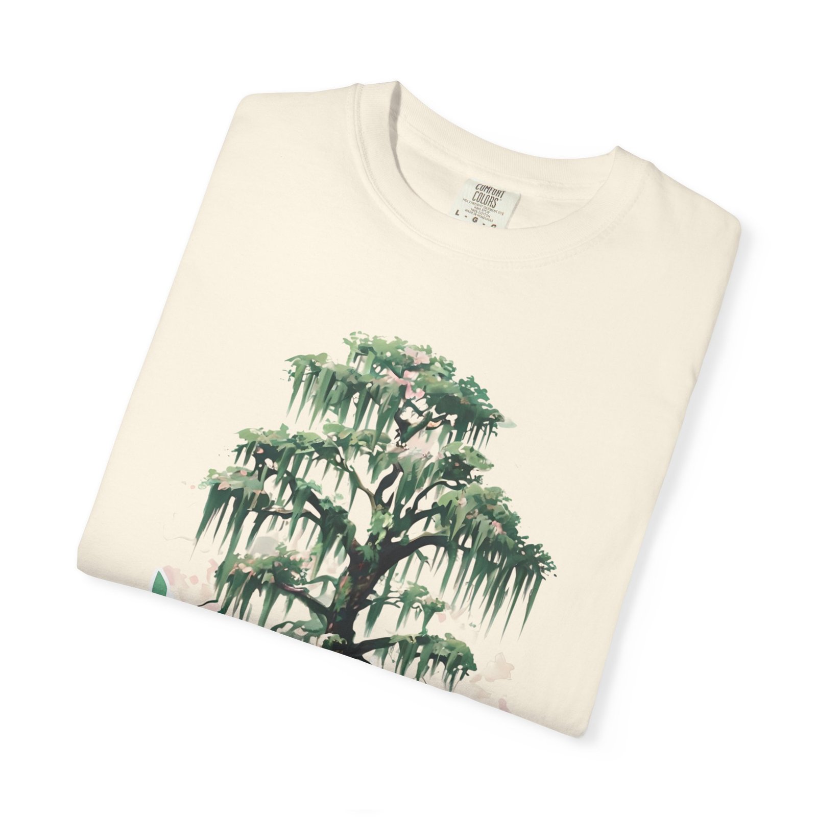 Cypress Tree Louisiana Tee | Swamp Moss Graphic T-shirt - Image 7