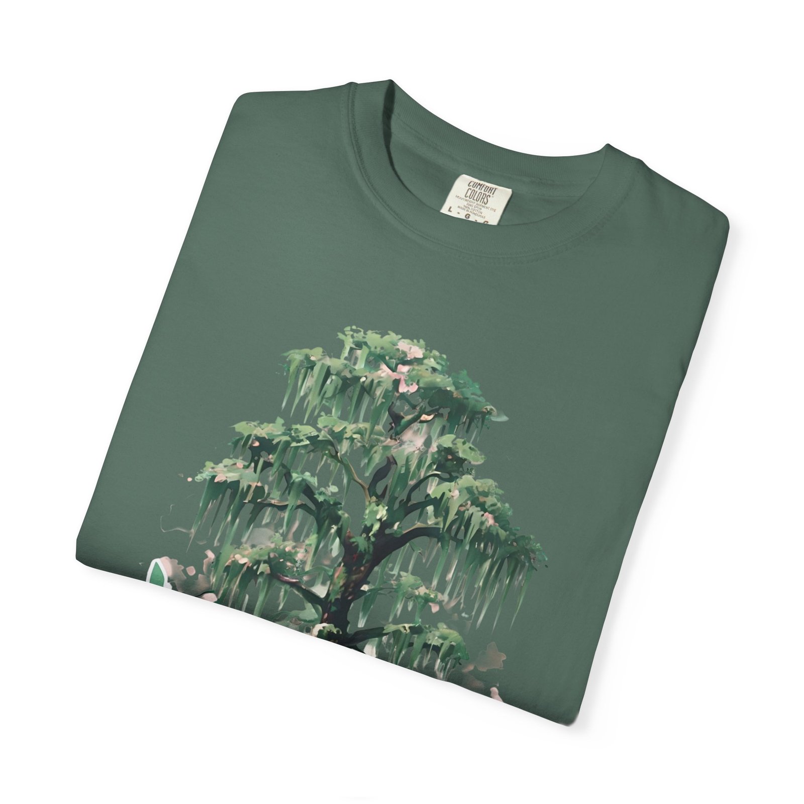 Cypress Tree Louisiana Tee | Swamp Moss Graphic T-shirt - Image 19