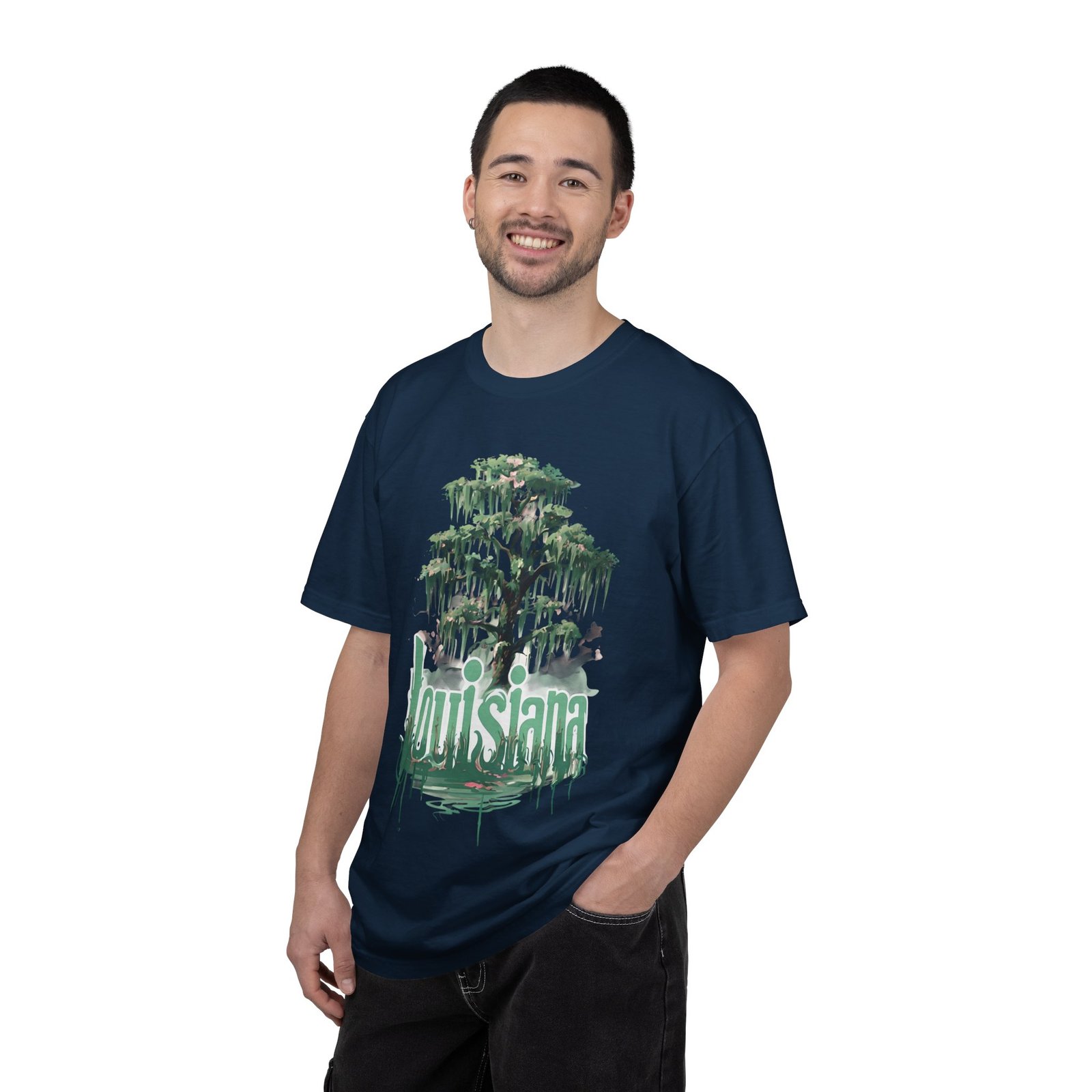 Cypress Tree Louisiana Tee | Swamp Moss Graphic T-shirt - Image 32