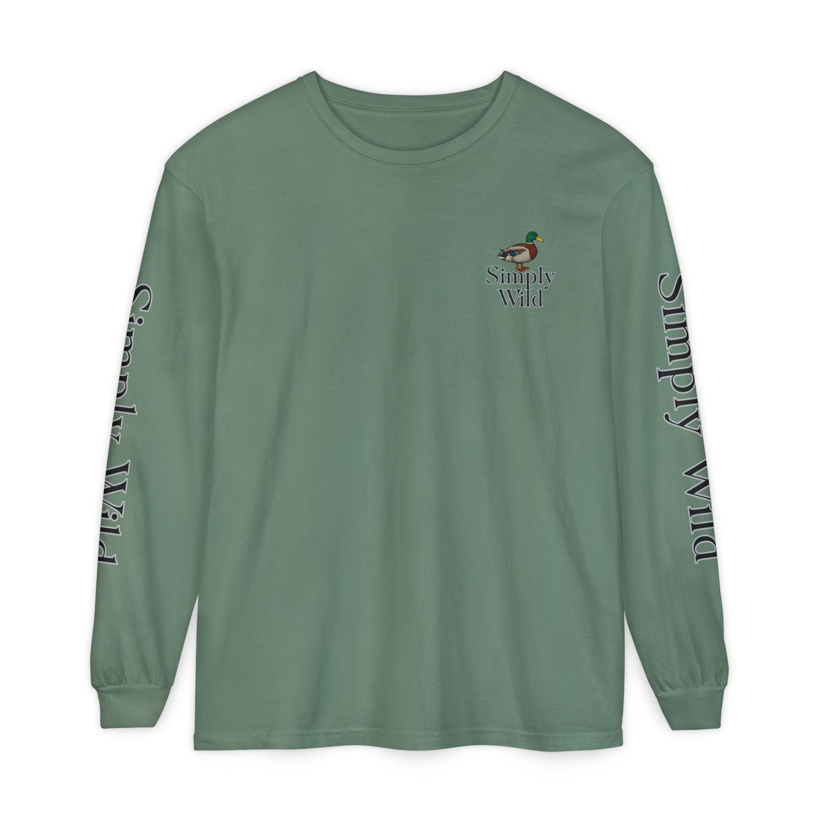 Mallard Duck Sunset Simply Wild long sleeve shirt | Nature wildlife tee - Image 33