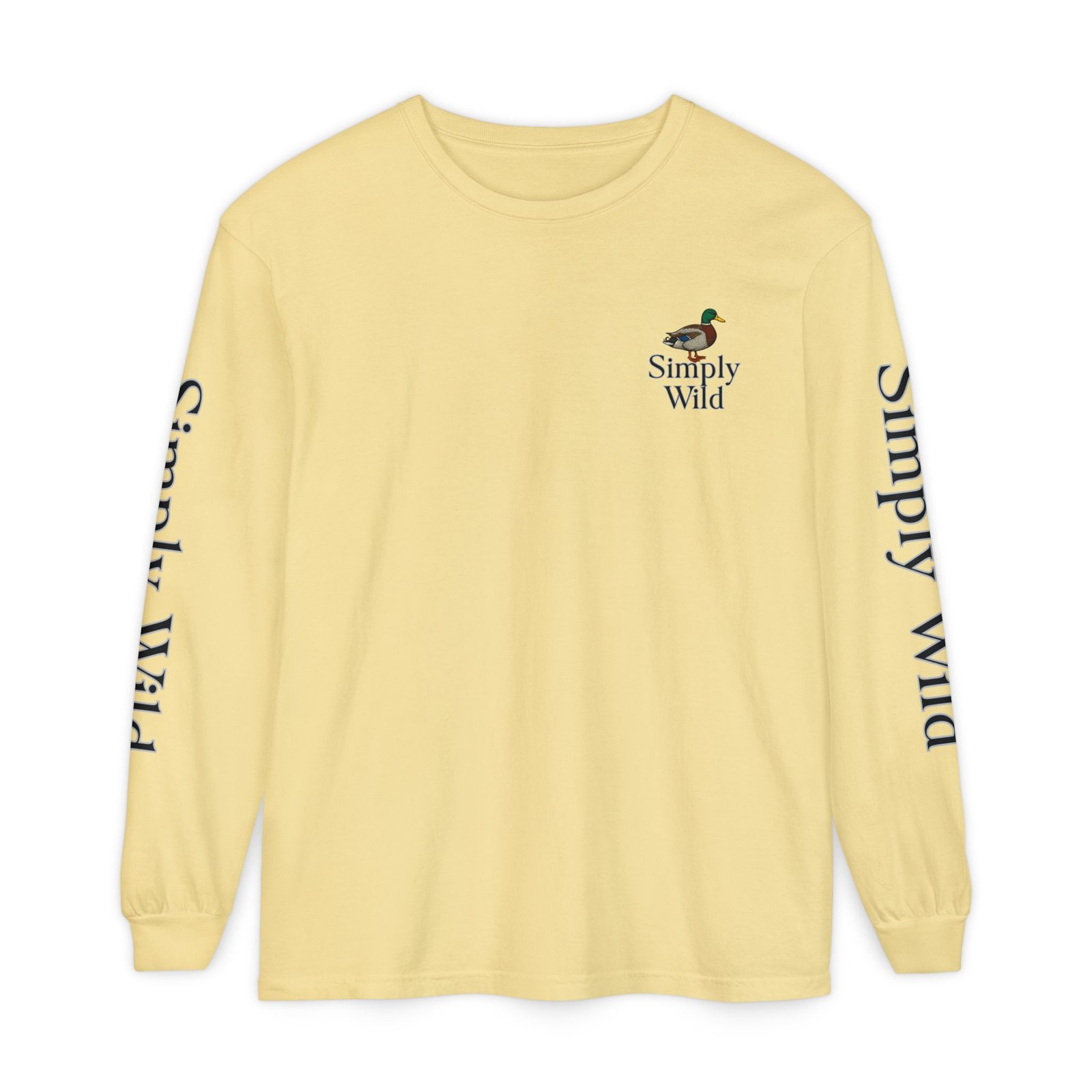 Mallard Duck Sunset Simply Wild long sleeve shirt | Nature wildlife tee - Image 21