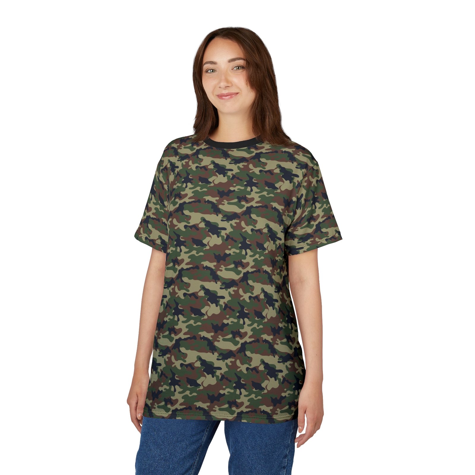 Classic Woodland Camo unisex Tee - Image 13