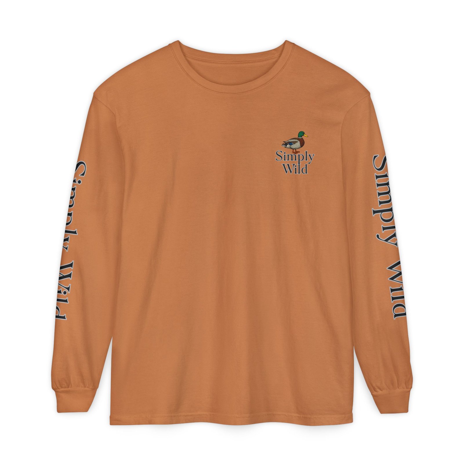 Mallard Duck Sunset Simply Wild long sleeve shirt | Nature wildlife tee - Image 13