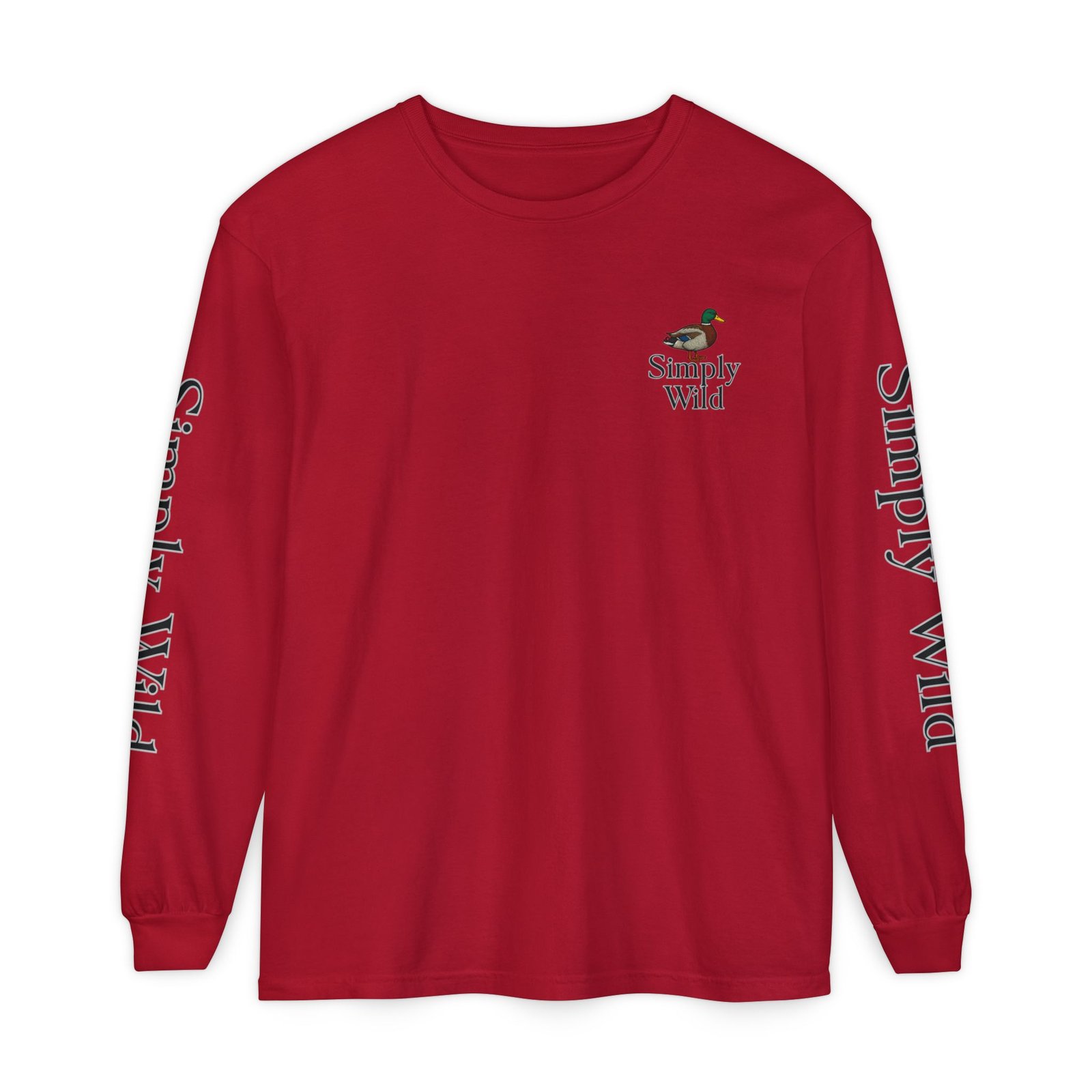 Mallard Duck Sunset Simply Wild long sleeve shirt | Nature wildlife tee - Image 61