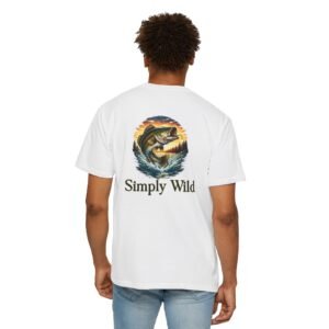 Largemouth Bass Sunrise Simply Wild T-Shirt | Fishing Graphic Tee