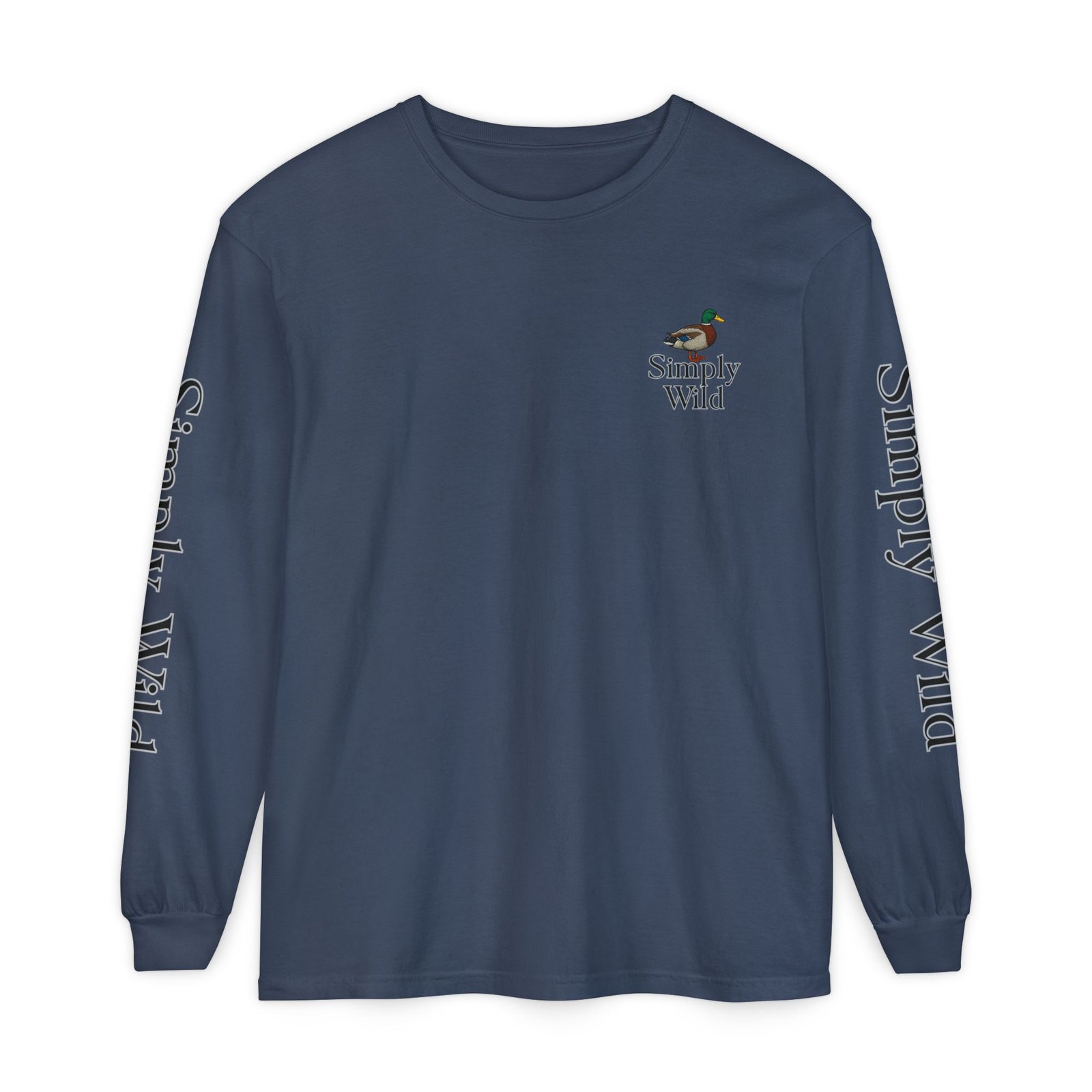 Mallard Duck Sunset Simply Wild long sleeve shirt | Nature wildlife tee - Image 41