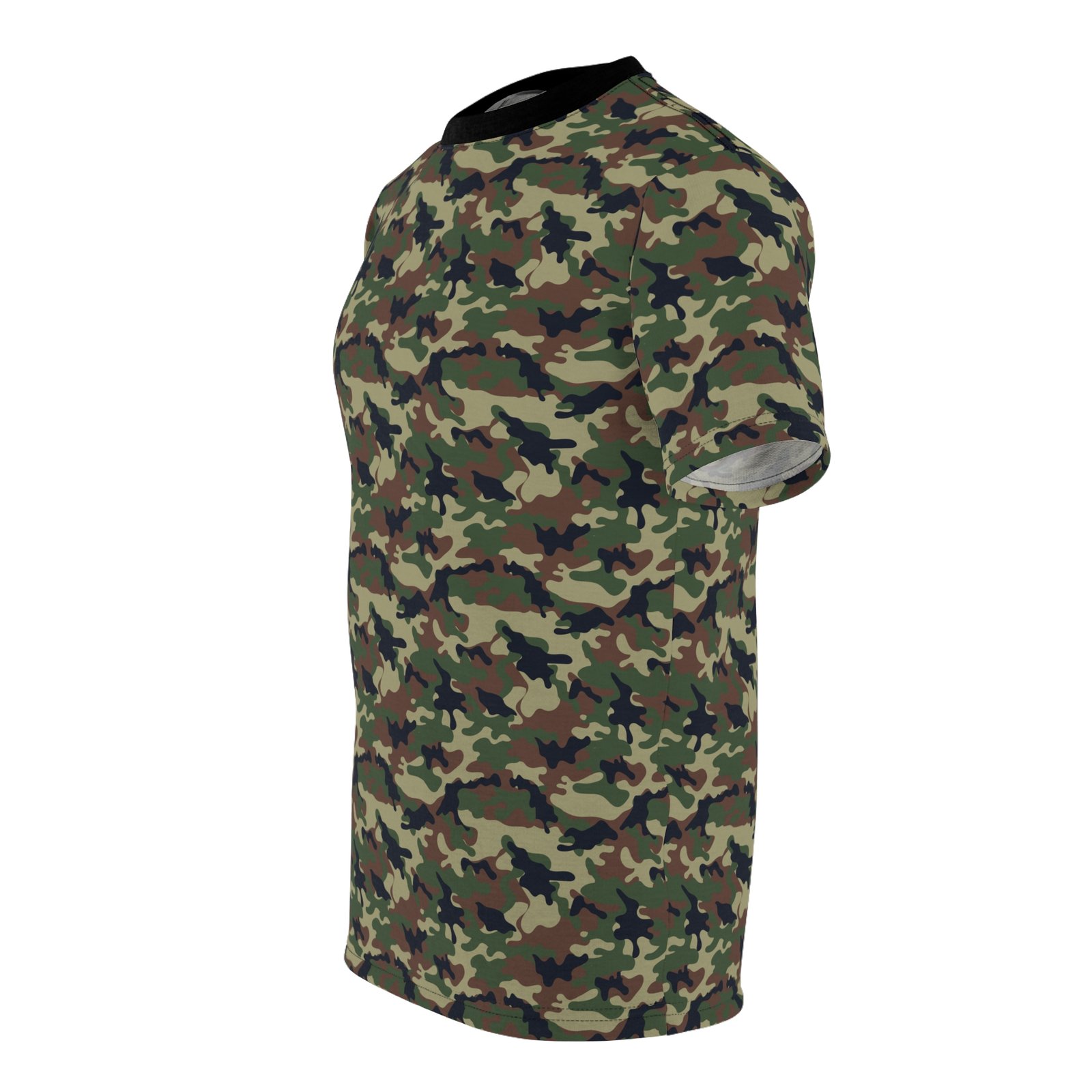Classic Woodland Camo unisex Tee - Image 7